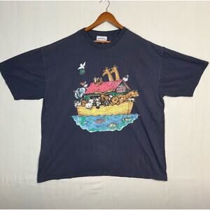 Stone‎ Mesa Authentic Jean Co Noah's Ark Men's Graphic T-Shirt - Size XXL